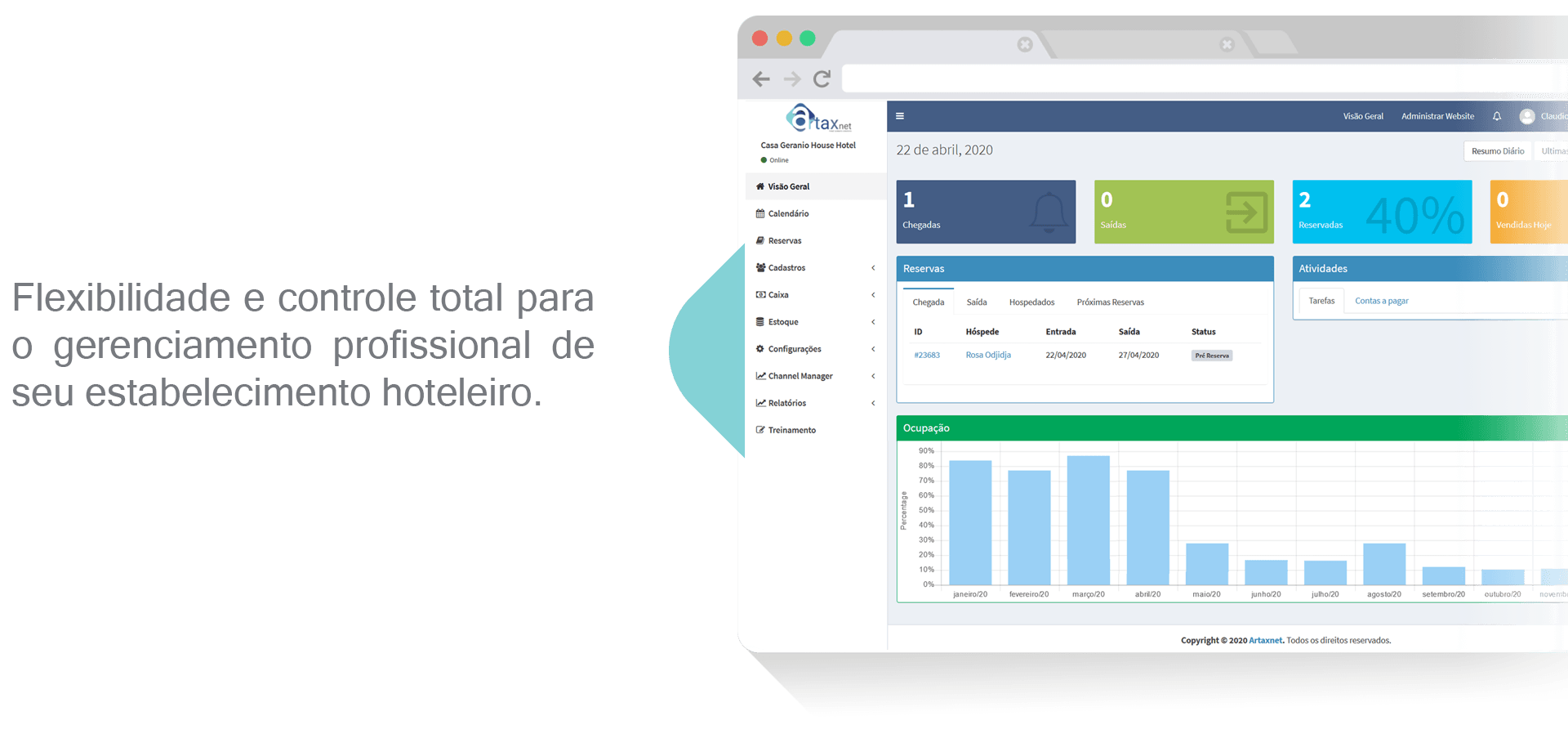 Sistema De Gestão Hoteleira - PMS